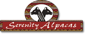 Serenity Alpacas logo Serenity Alpacas logo
